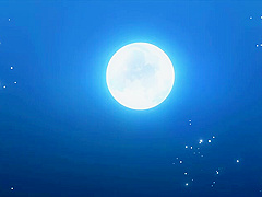 Midnight Unstable Smile under a fading moon beyond control
